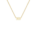 999 Angel Number Choker Necklace