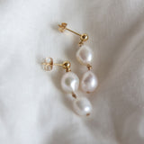 Ariadne Pearl Drops Stud Earrings