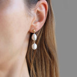 Ariadne Pearl Drops Stud Earrings