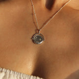 As Above, So Below Spinner Necklace | Sterling Silver