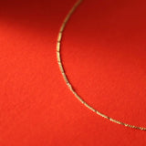 Dylan Pinched Figaro Chain Necklace