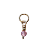 Pink Cat Eye Charm