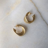 Triple Twist Earrings